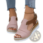Wedge Sandals Women Peep Toe Espadrille Beach Shoes