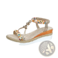 Wedge Sandals for Women Woven Espadrille Flats