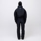Cropped Cocoon Jacket - Black