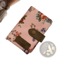 Whimsical Patterned Canvas Tri Fold Multi Card Wallet