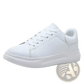White Leather Waterproof Chunky Leisure Sneakers
