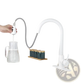 White Matte Kitchen Faucet with Pull Down Sprayer
