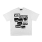 Compliments Who Cares White Vintage Shirt