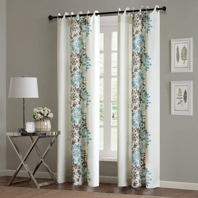 Olliix Madison Park Anaya Window Curtain 50 x 84" White