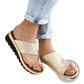 Women Flat Slide Sandals Open Toe Plus Size 43