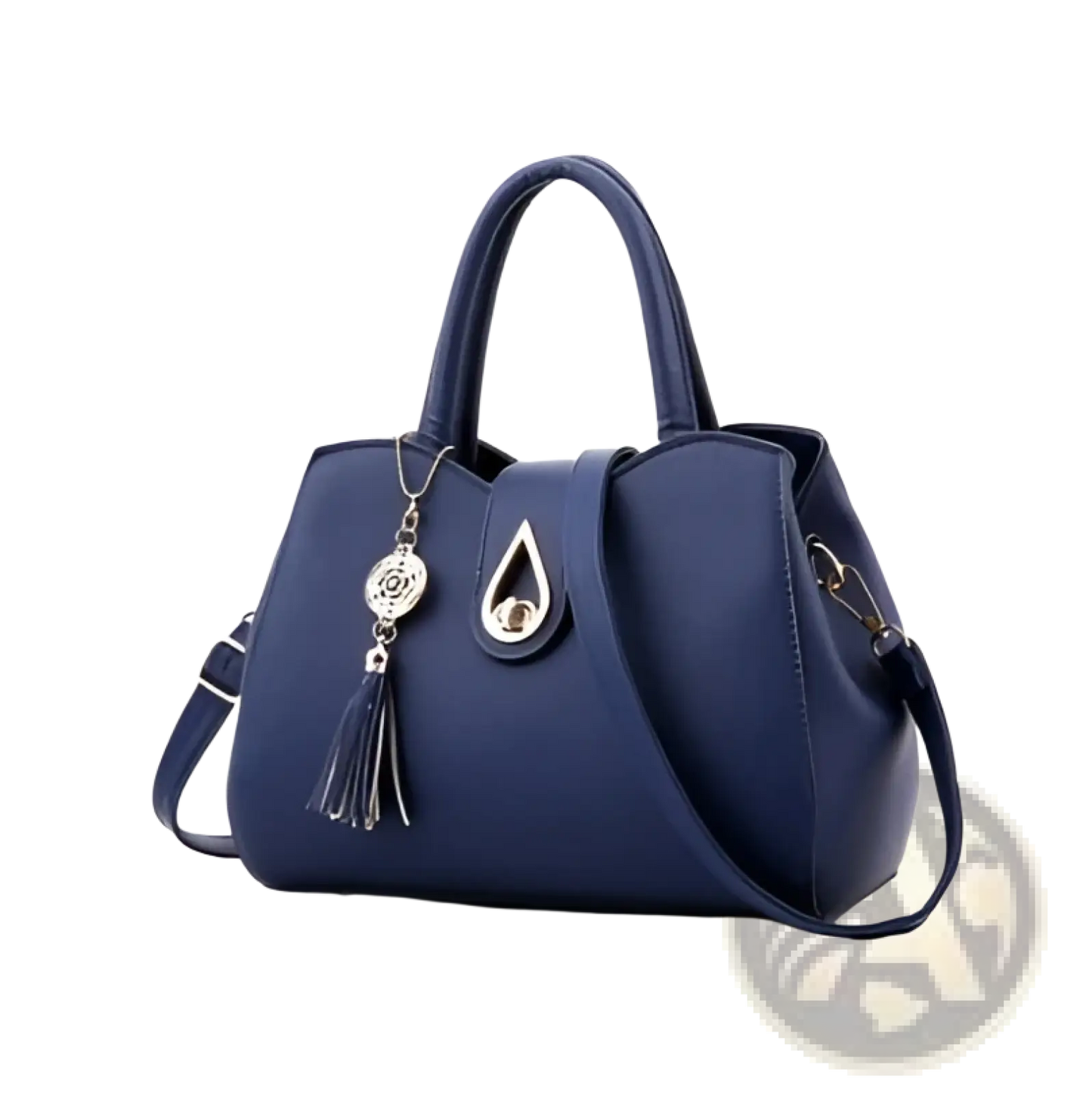 Women Leather Tassel Handbag Large Shoulder Tote Bag