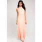 Multiway Satin Halter Neck Maxi Party Dress