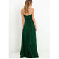Multiway Satin Halter Neck Maxi Party Dress