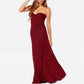 Multiway Satin Halter Neck Maxi Party Dress
