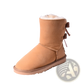 Women Snow Boots Warm Suede Fur Bow Winter Ankle Boots