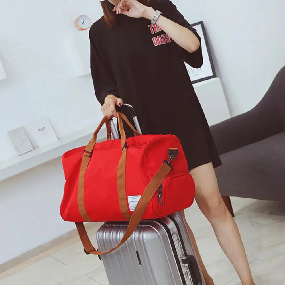 Women's Canvas Gym and Weekend Travel Duffel Bag
