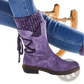 Women Winter Snow Boots Suede Mid Calf Martin Shoes