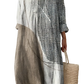 Women's Abstract v Neck Patterned Maxi Dress