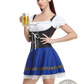 Women's Bavarian Corset Style Halloween Dirndl Dress