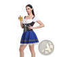 Women's Bavarian Corset Style Halloween Dirndl Dress