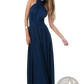 Women's Boho Multiway Halter Neck Flowing Maxi Dress
