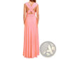 Women's Boho Multiway Halter Neck Flowing Maxi Dress