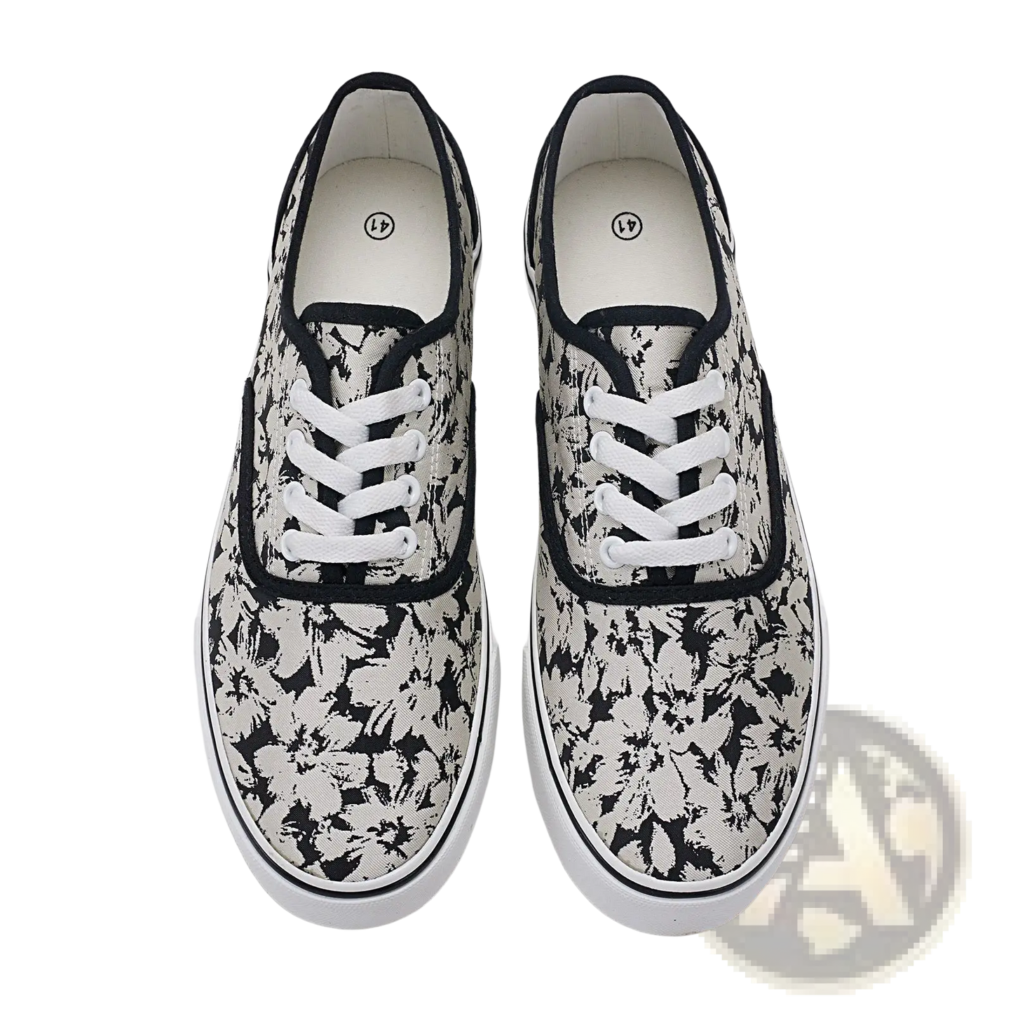 Women's Canvas Lace Up Low Top Casual Sneakers
