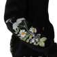 Women's Floral Embroidered Long Sleeve Hoodie