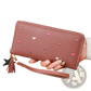 Women's Heart Pattern Leather Large Capacity Wallet
