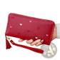 Women's Heart Pattern Leather Large Capacity Wallet