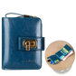 Women's Leather Rfid Large Capacity Buckle Wallet