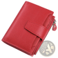 Women's Milled Cowhide Leather Short Wallet