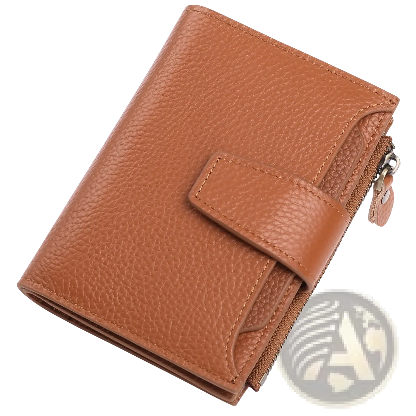 Women's Milled Cowhide Leather Short Wallet