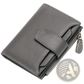 Women's Milled Cowhide Leather Short Wallet
