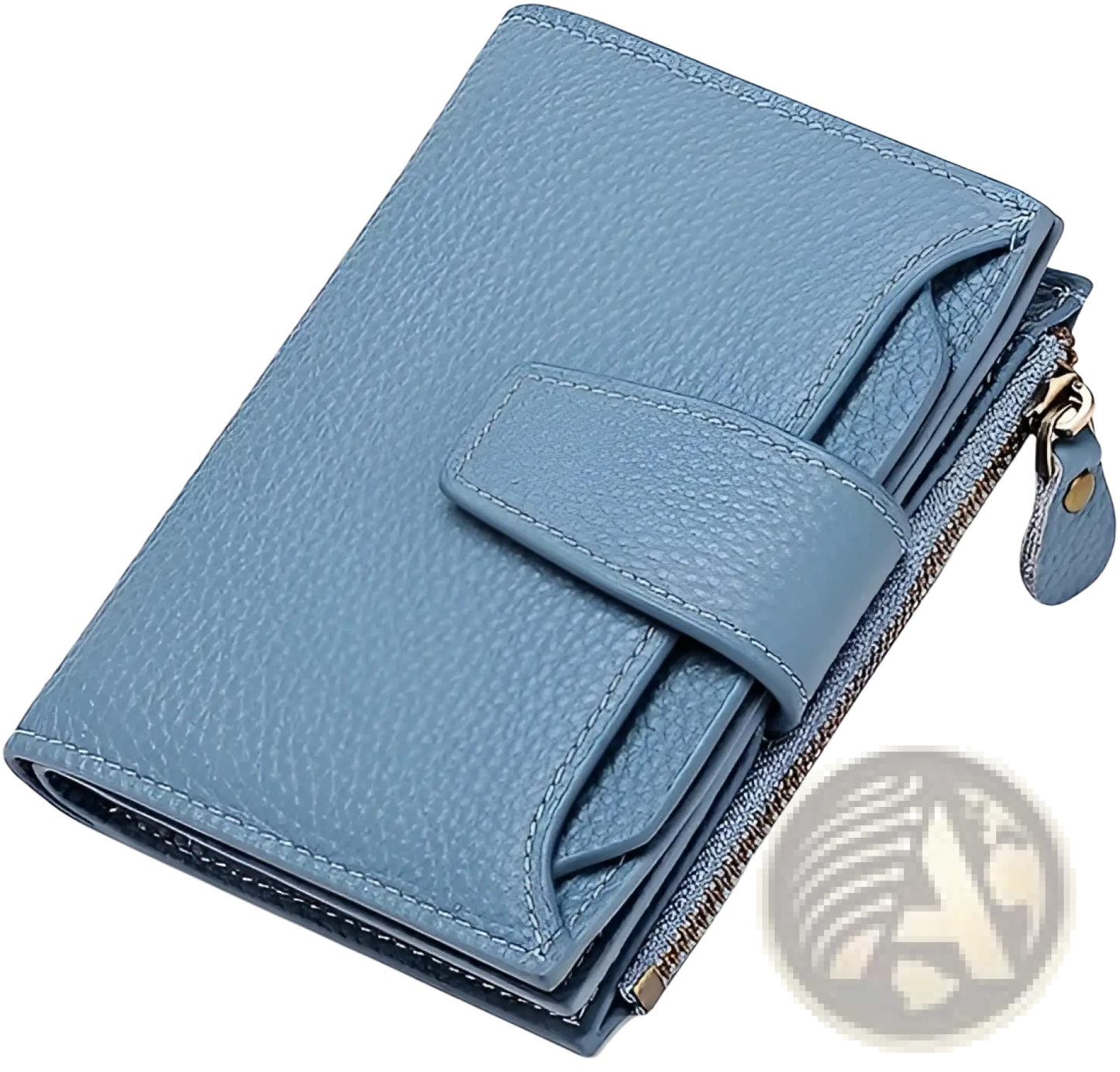 Women's Milled Cowhide Leather Short Wallet