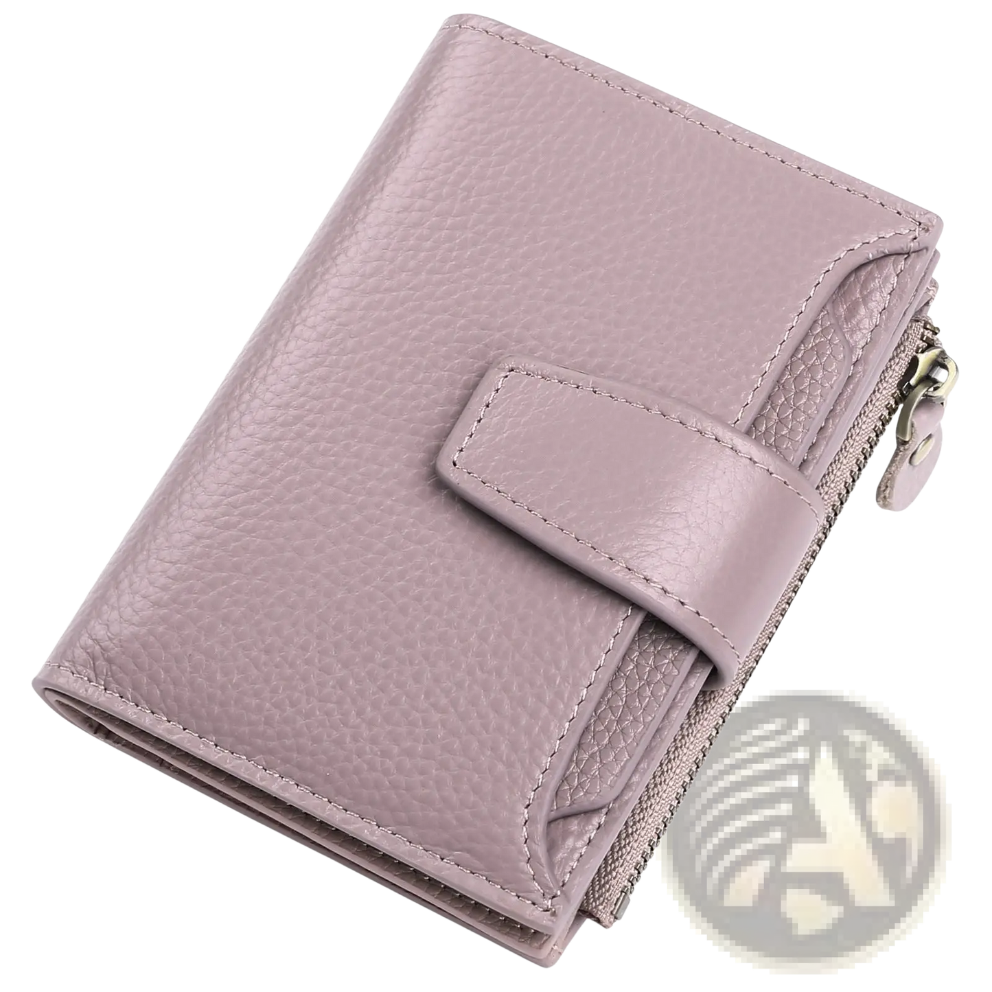 Women's Milled Cowhide Leather Short Wallet