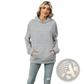 Women's Oversized Heather Fleece Pocket Hoodie