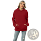 Women's Oversized Heather Fleece Pocket Hoodie