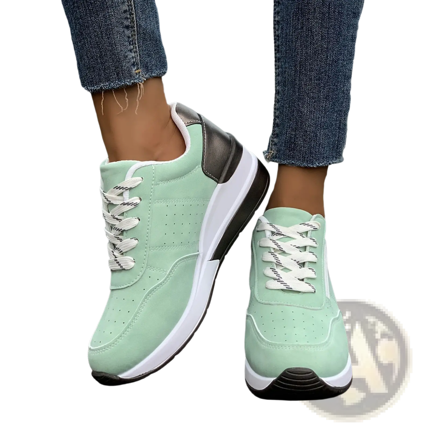 Women's Platform Sneakers Synthetic Leather Casuals