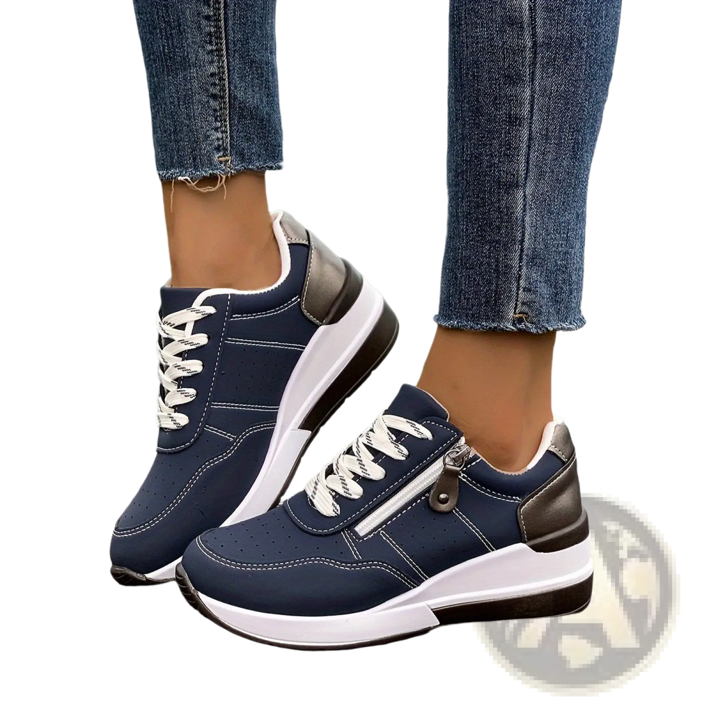Women's Platform Sneakers Synthetic Leather Casuals