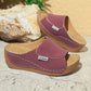 Women's Platform Wedge Summer Slide Sandals