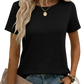 Women's Relaxed Fit Korean Minimalist Cotton T-shirt