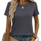 Women's Relaxed Fit Korean Minimalist Cotton T-shirt