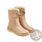 Women's Shearling Lined Leather Martin Boots