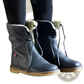 Women's Shearling Lined Leather Martin Boots