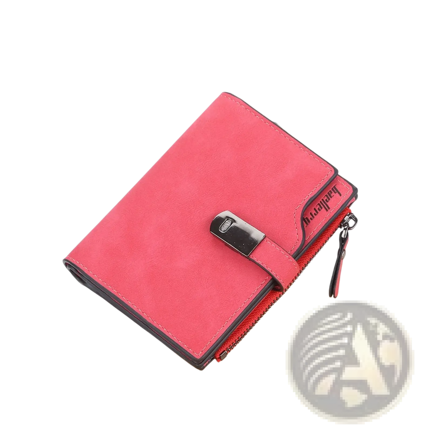 Women's Short Faux Leather Multi Slot Wallet