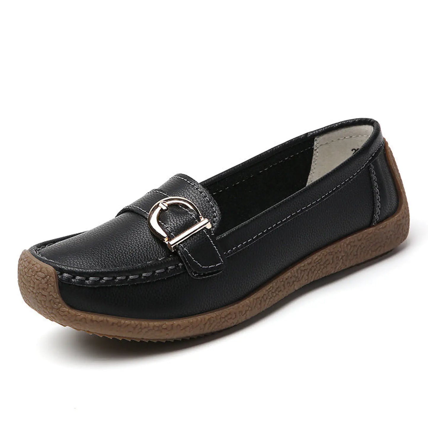 Women's Soft Flat Loafers with Comfortable Beef Tendon Sole