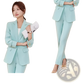 Women's Tailored Blazer and Wide Leg Trouser Suit Set