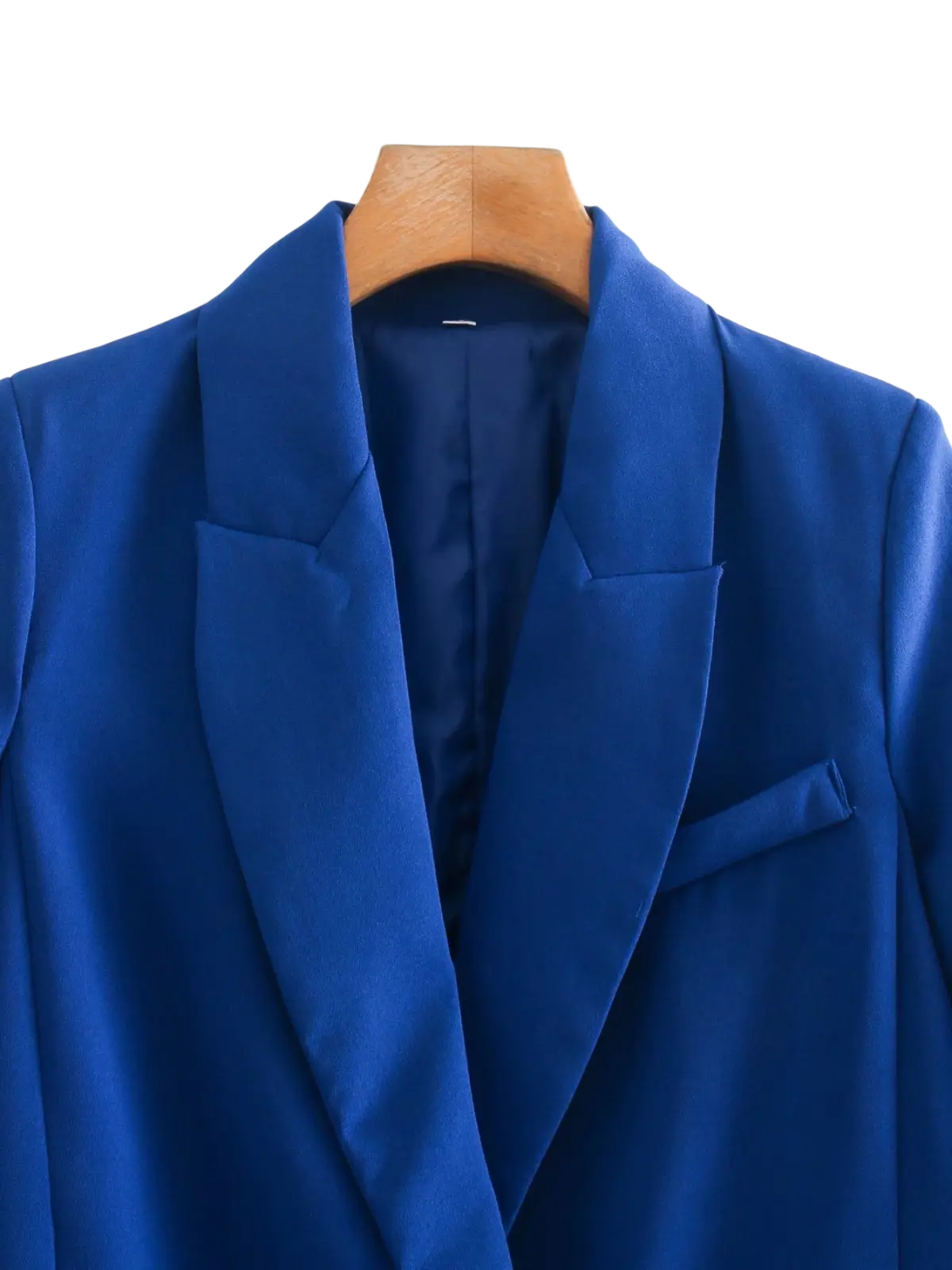 Women's Tailored Double Breasted Longline Blazer Coat