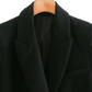 Women's Tailored Double Breasted Longline Blazer Coat