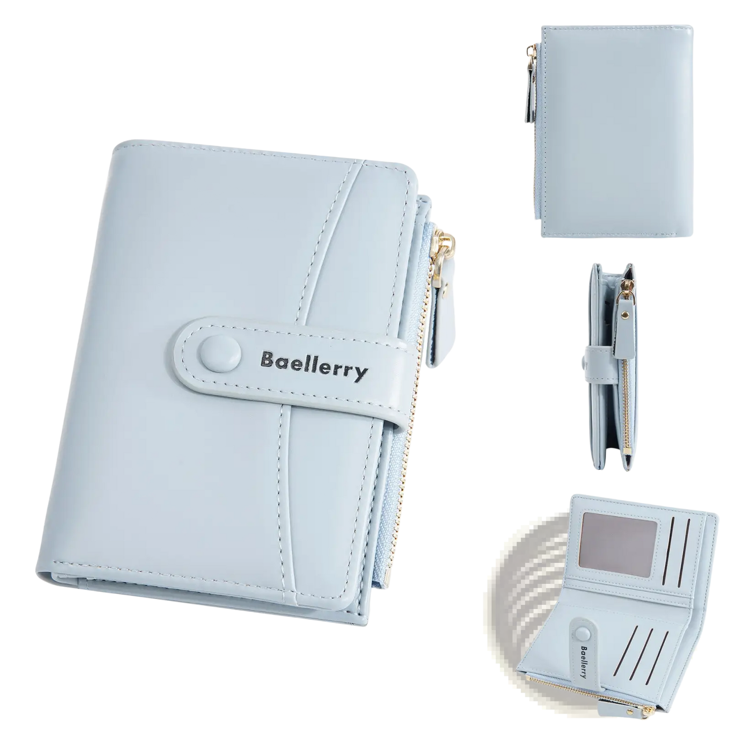 Women's Wallet Baellerry Pu Leather Short Purse