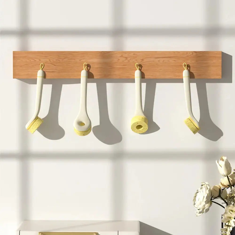 Eco Friendly Wood Pulp Kitchen Scrub Brush