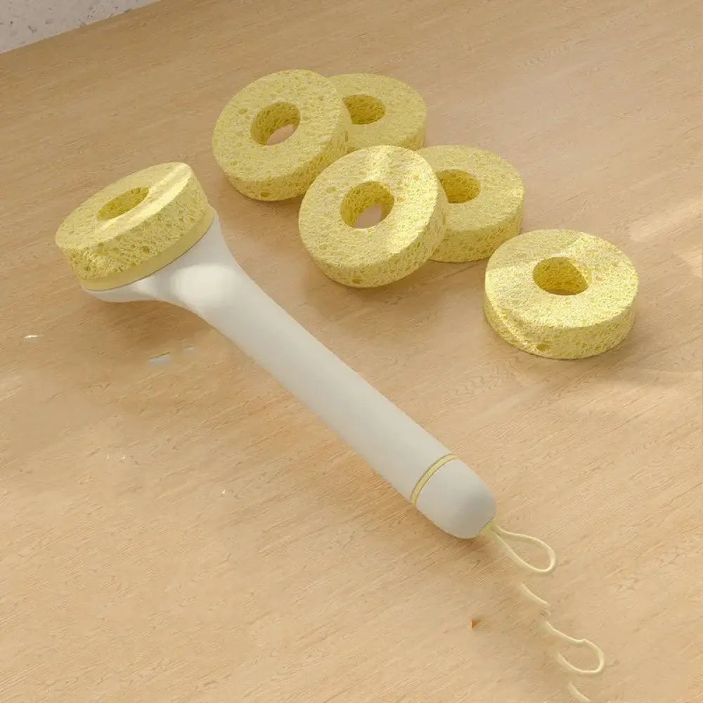 Eco Friendly Wood Pulp Kitchen Scrub Brush