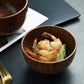 Handcrafted Japanese Style Natural Wooden Bowl