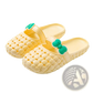 Woven Bow Slippers Summer Pvc Beach Slide Sandals